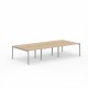 Nova U 6 Person Back to Back Bench Desk